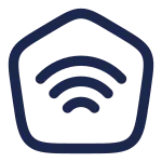 Home Wifi Angle SVG Icon